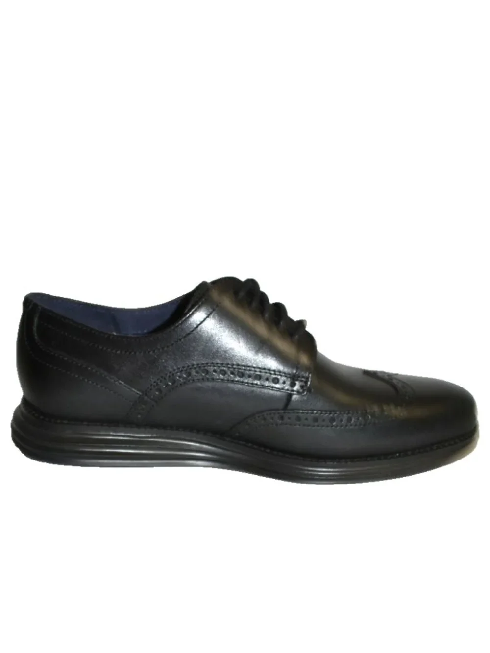 New! Cole Haan ØriginalGrand ShortWing Oxford Black Lace Up 8.5 M Leather DD40